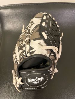 Rawlings Baseball Glove Black Camo Pattern