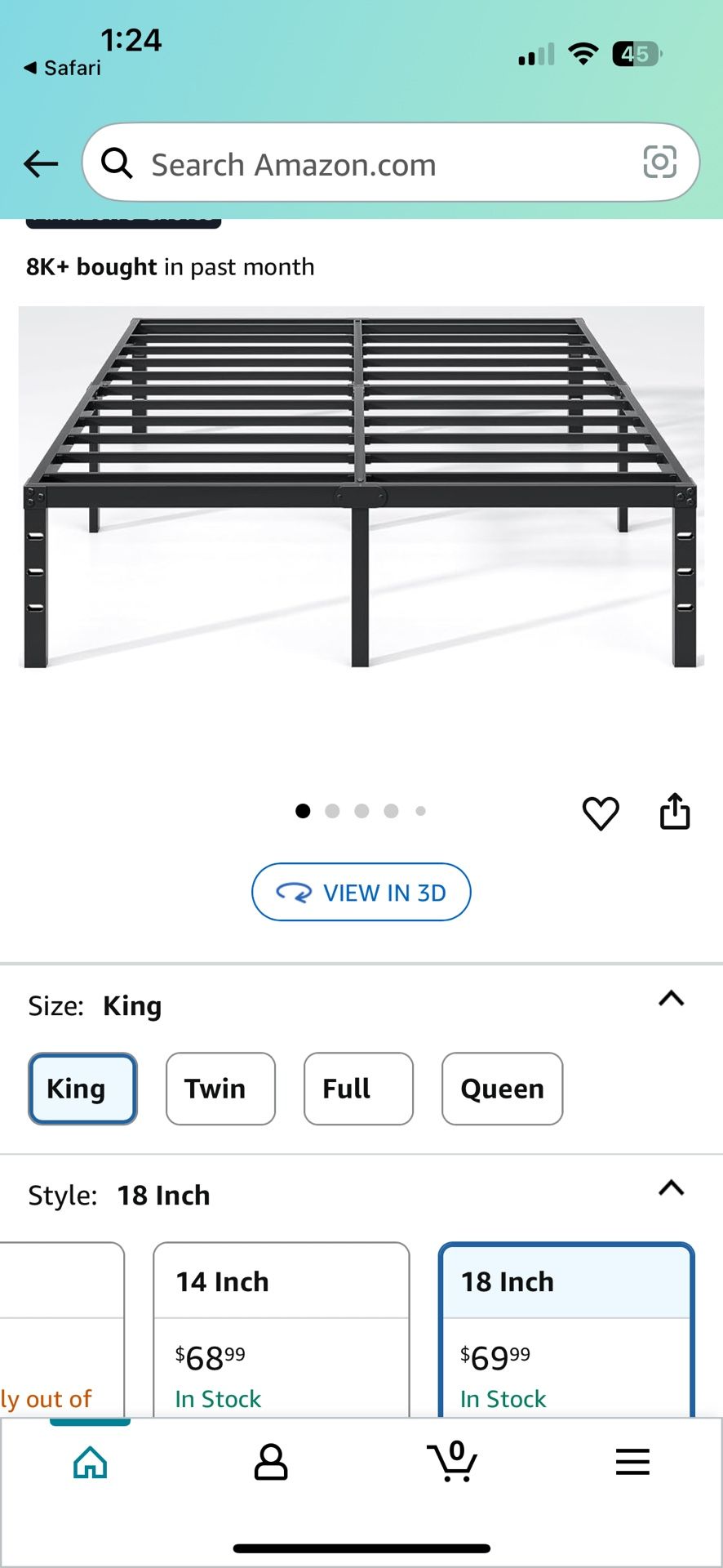 King Bed Frame