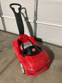 Pushing car