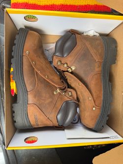 Carolina Brown Leather Work Boots