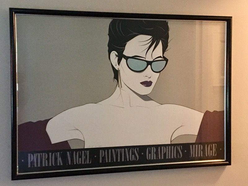1983 Signed, Original Patrick Nagel Limited Mirage Editions Poster