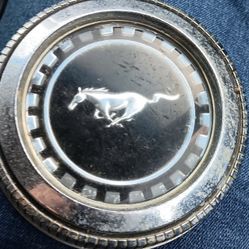 classic Ford Mustang fuel tank cap—