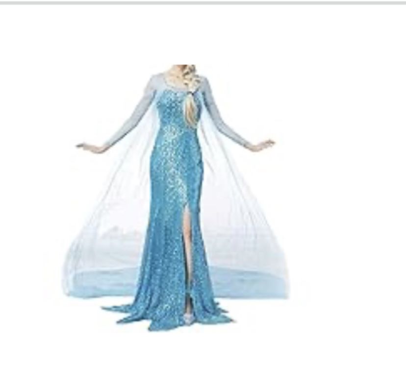 Elsa Halloween Costume - Size Medium