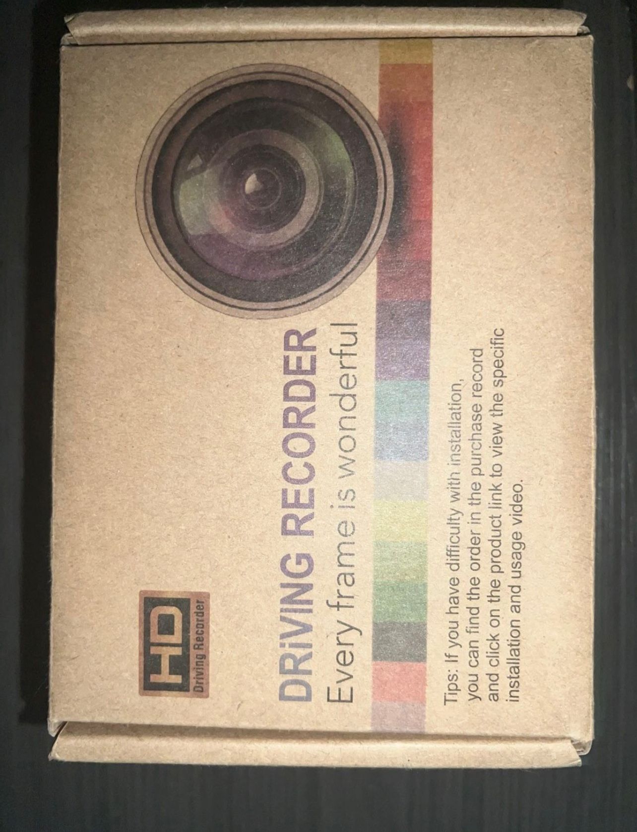 OUYAAQII Car Dash Cam Front & Inside 24h Park Monitor, Loop Recording.