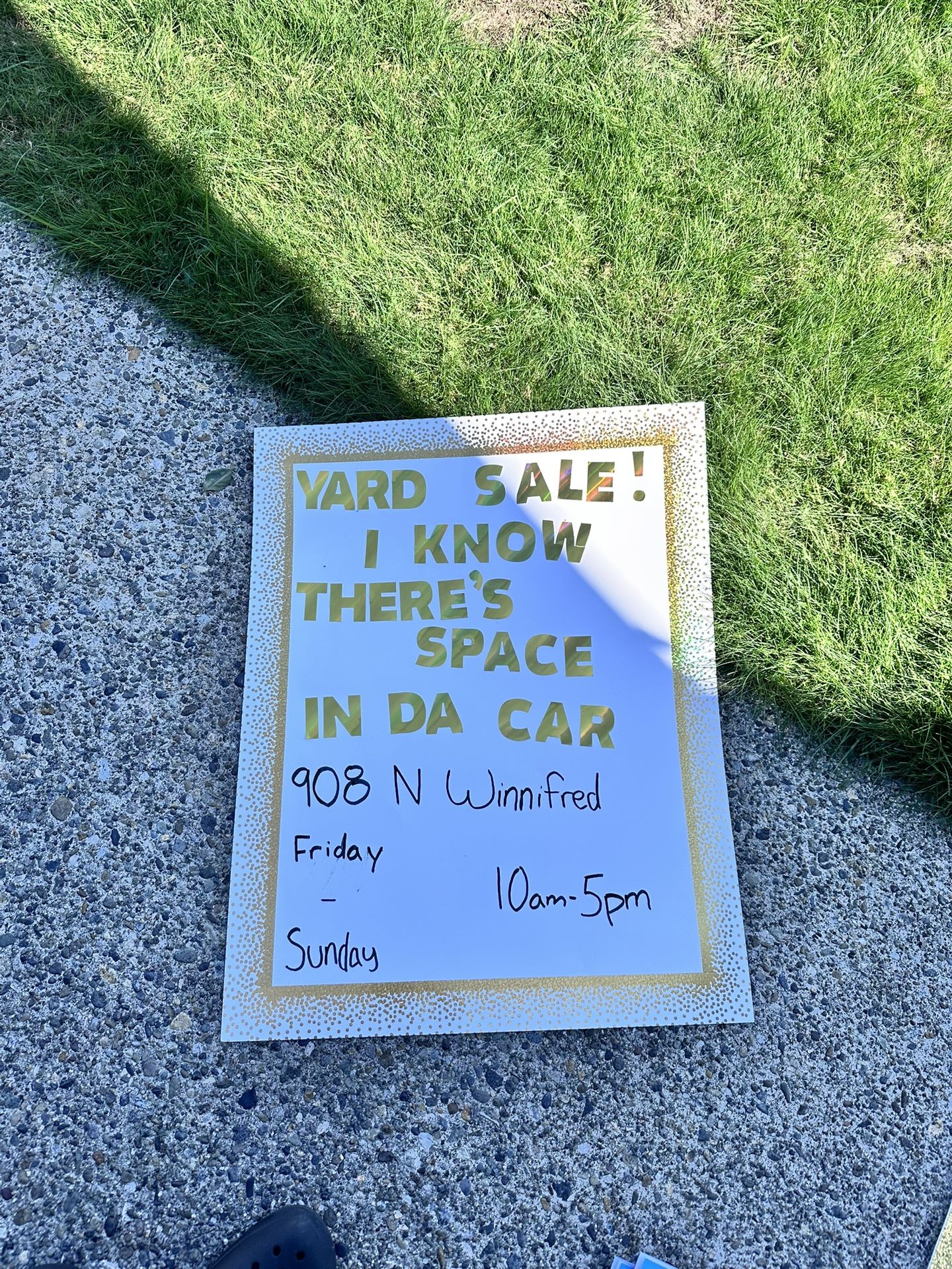 Yard Sale
