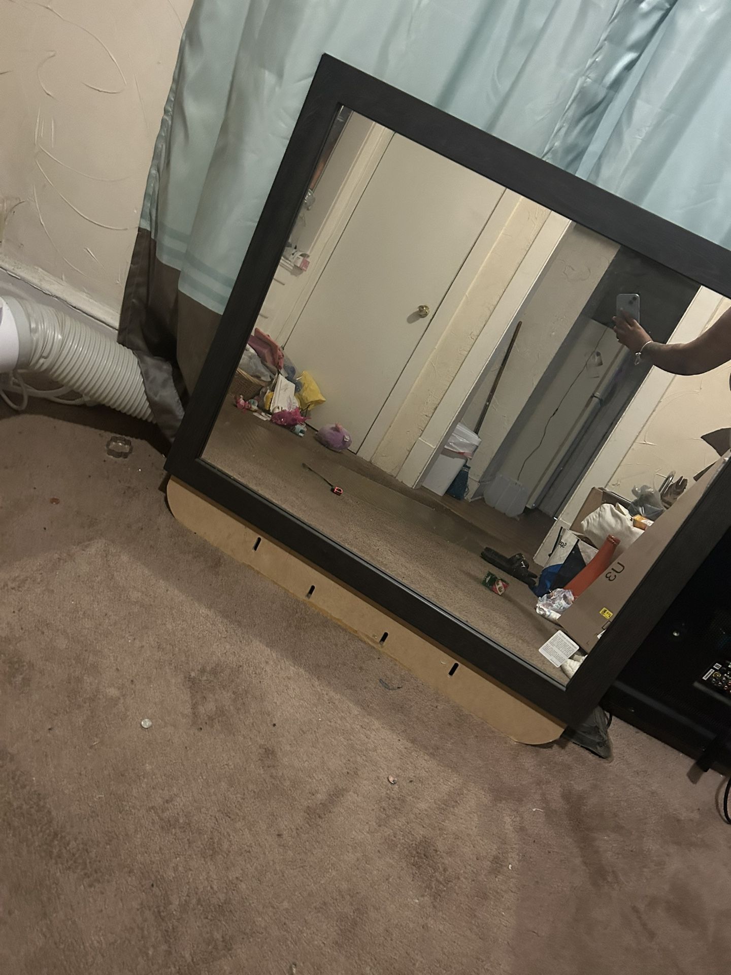 Dresser With Mirror And Night Stand