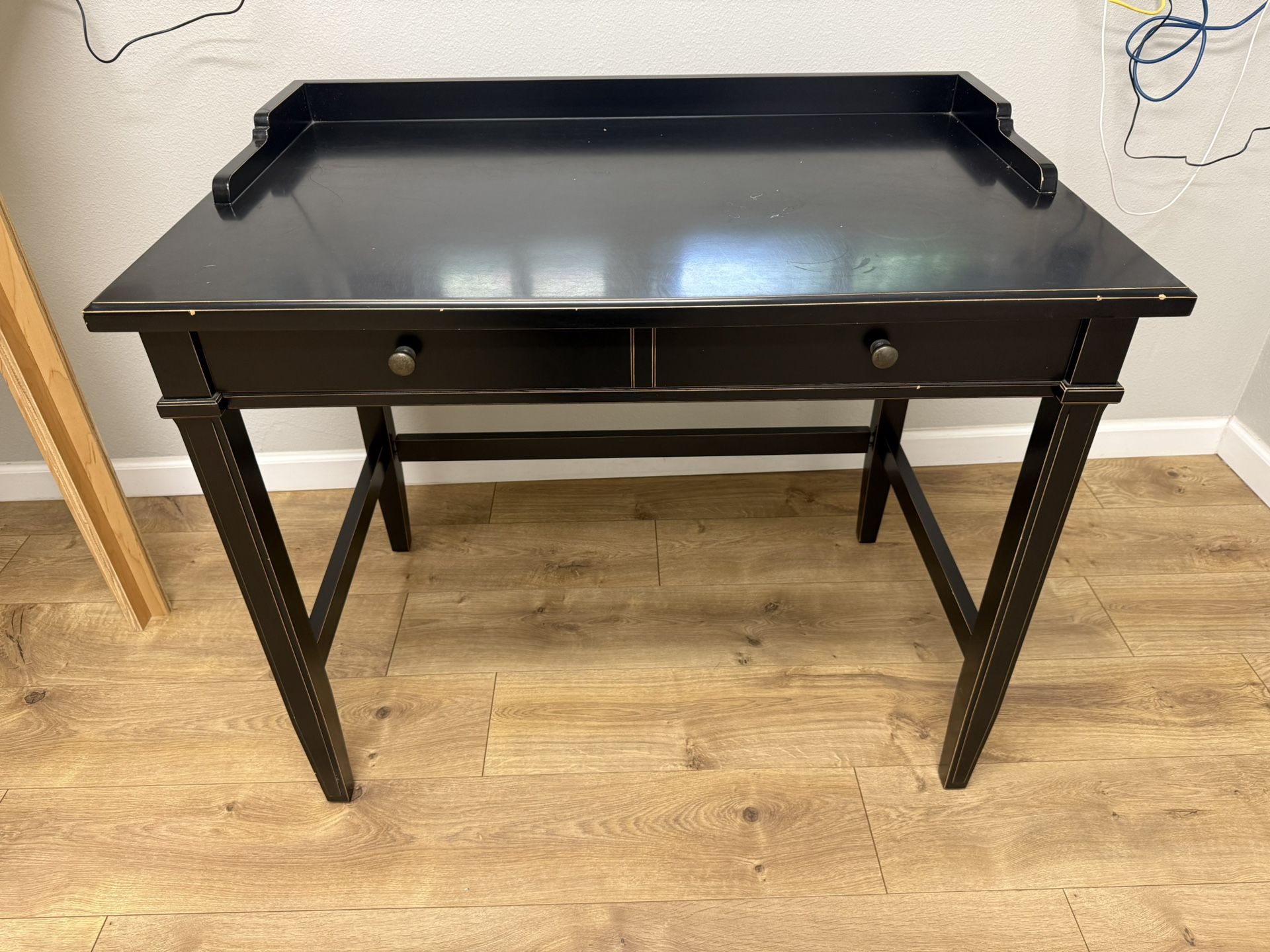 Crate And Barrel Desk - Nice gloss finish.