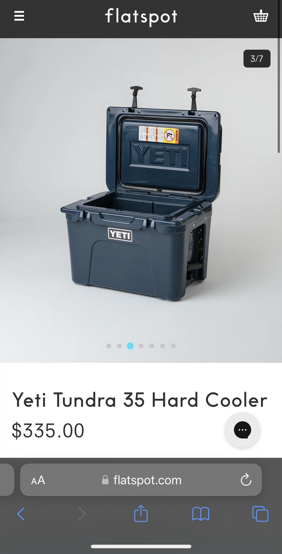 Yeti Tundra 35 Navy Blue