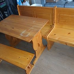 4 Piece Dinning Set with Storage