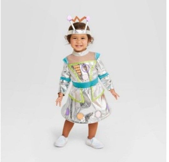 NWT Hyde & Eek! Boutique Infant Robot Dress Halloween Costume 6-12M