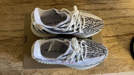 Adidas Yeezy Zebra Black And White Size 7 For men Size 8 For Women  Authentic Brand New In Box for Sale in Fort Lauderdale, FL - OfferUp