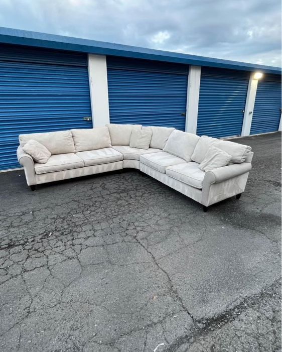 Havertys Biege L Sectional - Free delivery🚚