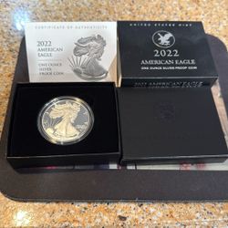 Silver Proof 2022 American Eagle W
