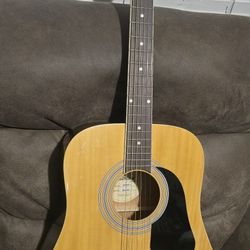 GUITARRA ACOUSTICA TAMAÑO GRANDE MARCA SILVERTONE $89 OBO
