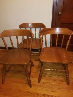 Short Wooden Stools/Chairs