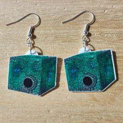 Star Trek Borg Fan Art Earrings 