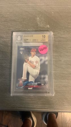 2018 Topps Chrome Ohtani Beckett 10