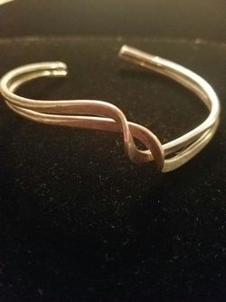 Sterling silver cuff bracelet