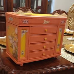 Cute Hand Painted Fairy Jewelry Box