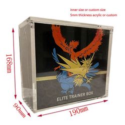 Acrylic Etb Cases Pokemon $15 Each Firm