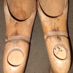 Antique Solid Wood Shoe Lasts/Trees