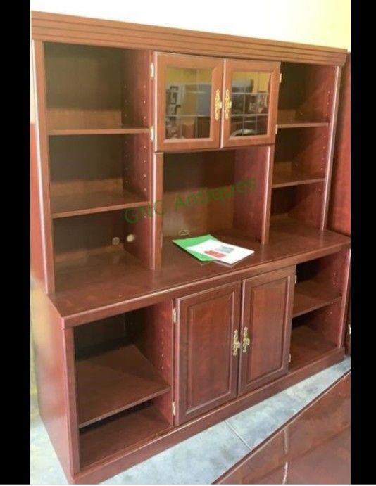 Office Cherry Desk " SAUDER CREDENZA"