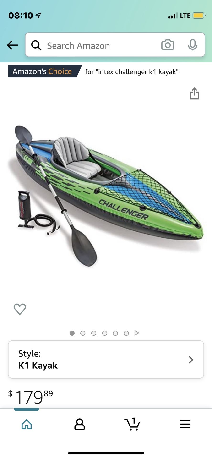 Intex Challenger K1 Kayak 