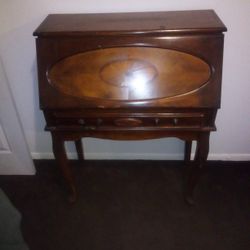 Antique Style Fold Out Desk