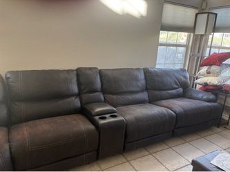 Brown Sectional couch
