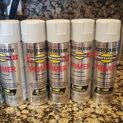 Primer And Spray Paint 6 For 30.00
