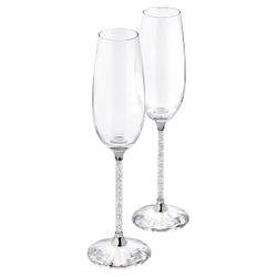 Swarovski Crystal Champagne flutes 