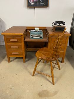 Vintage 1950s mid century Desk Vanity