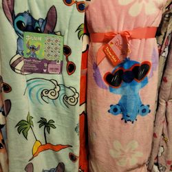 Bluey And Stitch Blankets $30 Each