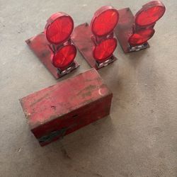 Vintage Miro Flare Reflectors 