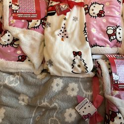 HELLO KITTY BLANKET 8x