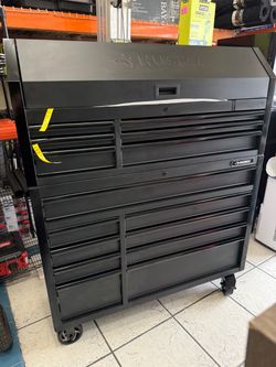 HUSKY — 52 inch 15-drawer HEAVY DUTY Tool Chest & Cabinet Combo in black
