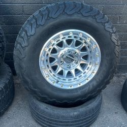 Kmc 17x8.5 6x139 On Llanta Usada 285 70 17 