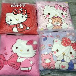 Hello Kitty Pillow/blanket