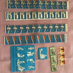 Vintage Lot Of Christmas Seals Stickers From 1931, 1949, 1972, 1973, In Great Condition Unused 