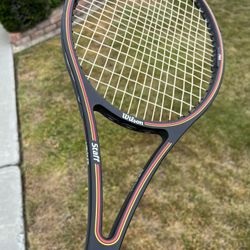 ⚫️🟡🔴Wilson Classic Staff Midsize Tennis - Excellent!🇺🇸