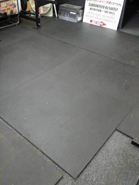 4x6' Rubber Commercial Gym Mats