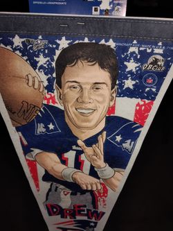 Drew Bledsoe Patriots Penent Collectable item New England Patriots Penent