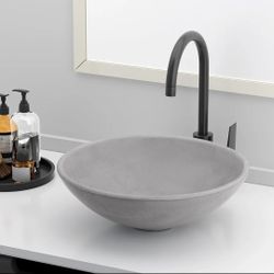16" Modern Vessel Sink for Bathroom - Small Round Bowl Above Counter $25 each or 2 for $40
