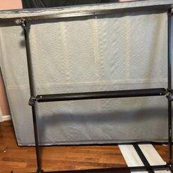 Queen Box Spring W/ Sturdy Metal Frame 