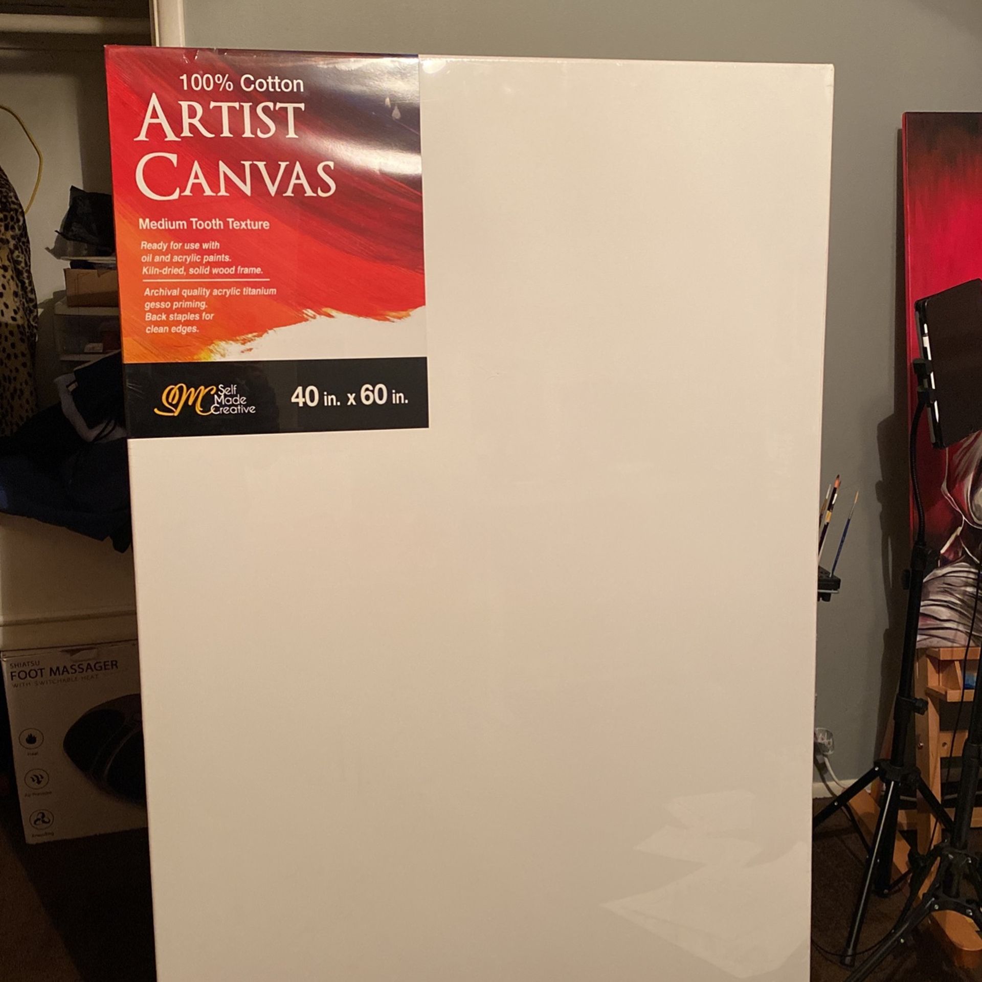 Blank Canvas 40X60 Inches