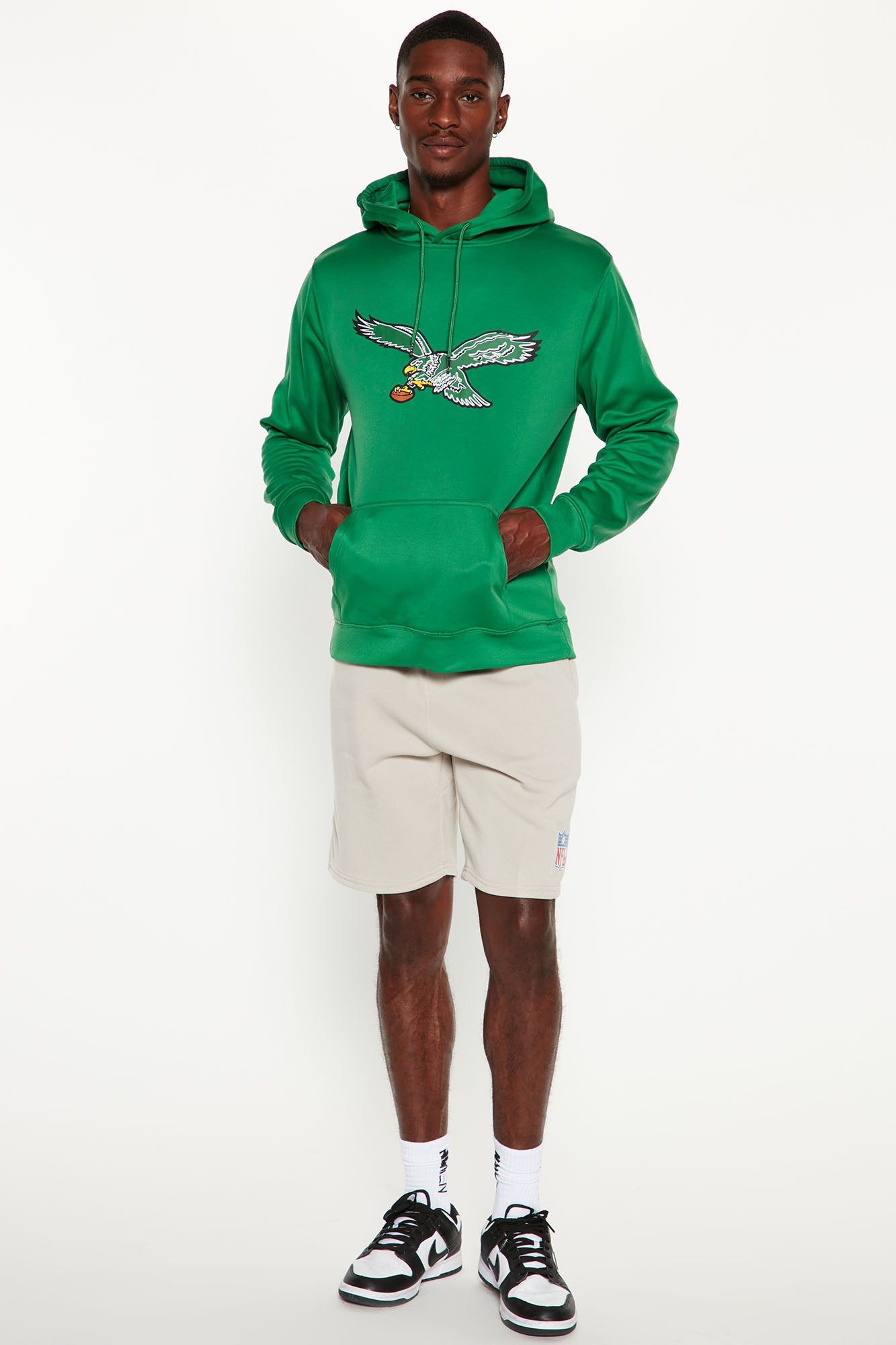Philadelphia Eagles Vintage Hoodie KellyGreen XL