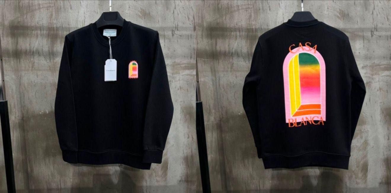 Xl Fits Large Casa Blanca Crew Sweatshirt