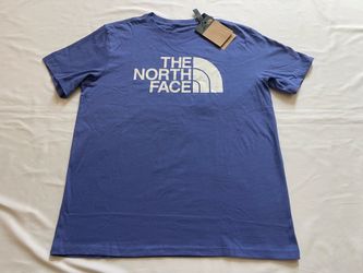 The North Face Crew Neck Tee T-shirt Short Sleeve Classic Logo Plum Women Medium