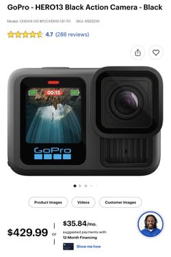 GoPro - HERO13 Black Action Camera - Black