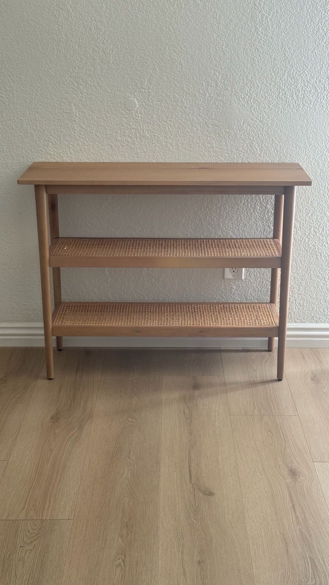 Wood & Cane Console Table Natural - Hearth & Hand with Magnolia